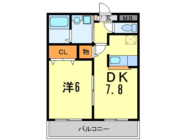 ド－ミトリ－田中の物件間取画像